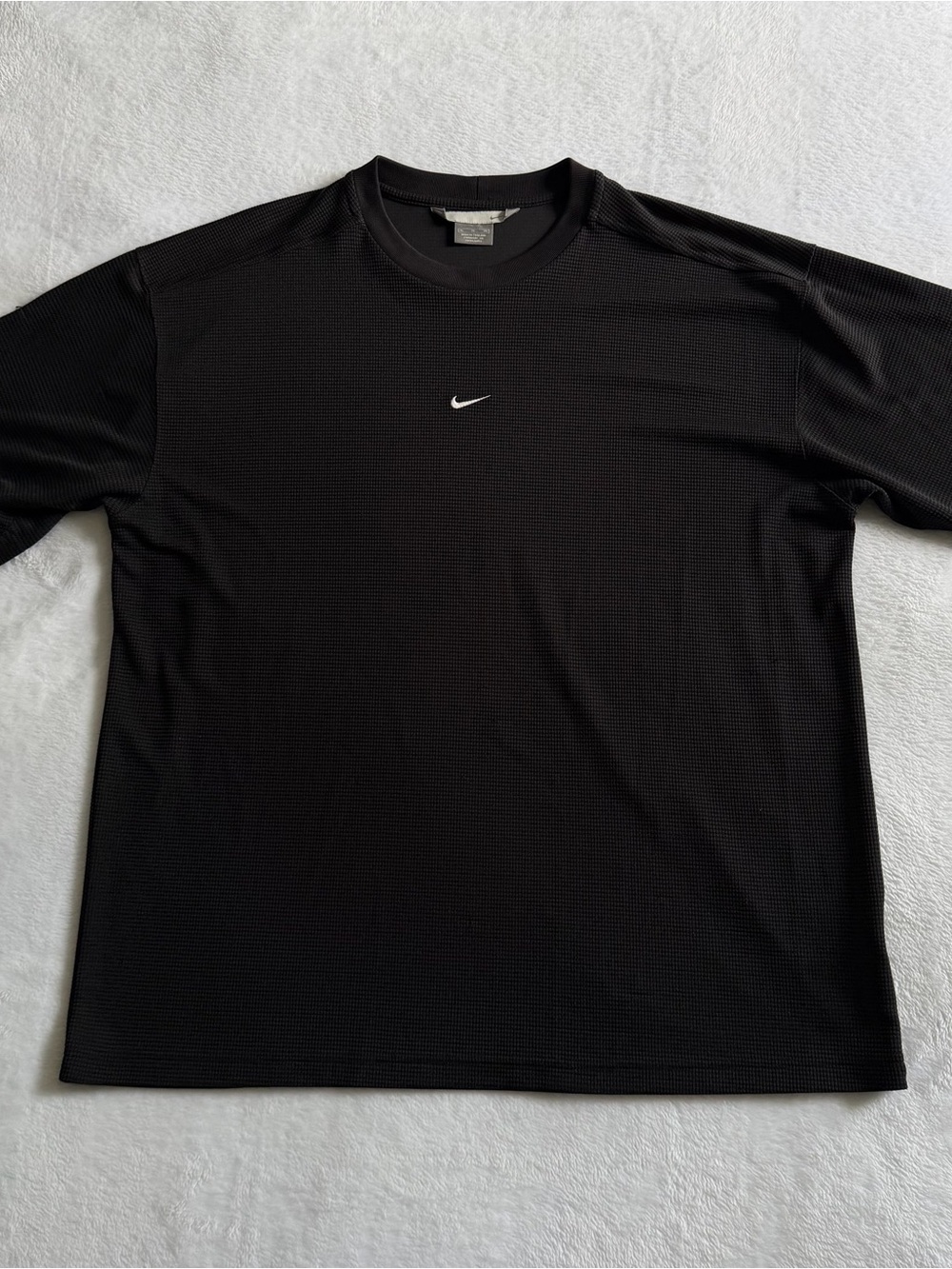 Vintage Y2K Nike Men's XL Travis Scott Center
Swoosh Knit Short Sleeve T-Shirt